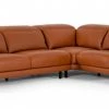 VIG Accenti New York - Modern Cognac Leather Right Facing Sectional Sofa Living Room