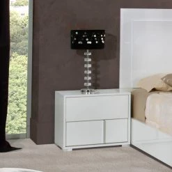 VIG Beds & Headboards Modrest Nicla Italian Modern White Bedroom Set