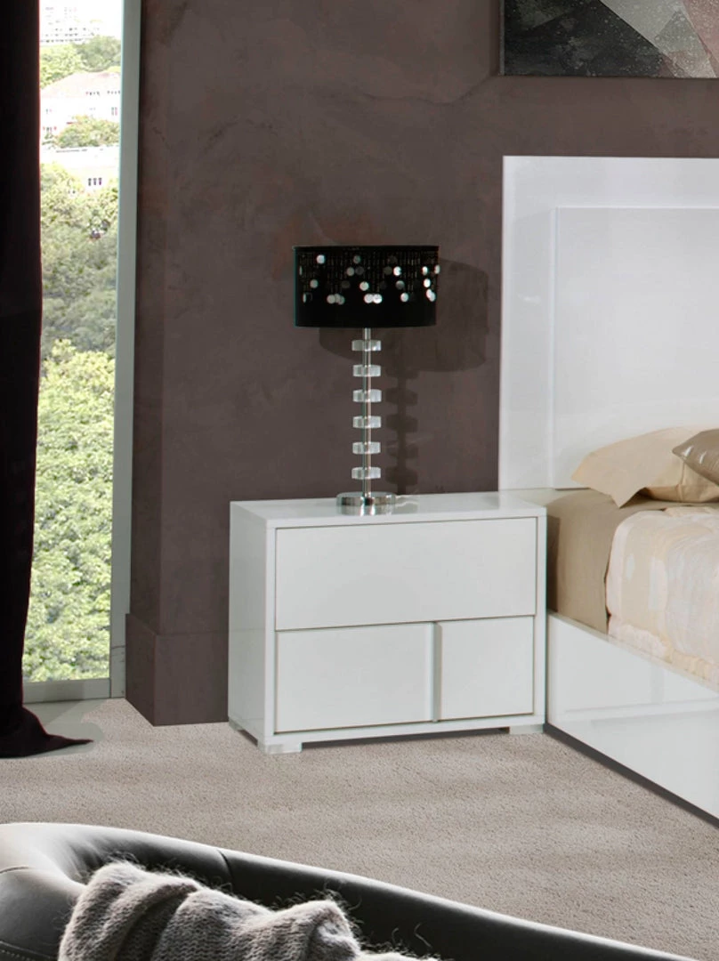 VIG Beds & Headboards Modrest Nicla Italian Modern White Bedroom Set