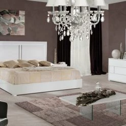 VIG Beds & Headboards Modrest Nicla Italian Modern White Bedroom Set