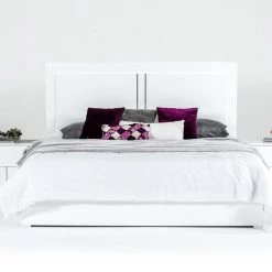 VIG Modrest Nicla Italian Modern White Bed