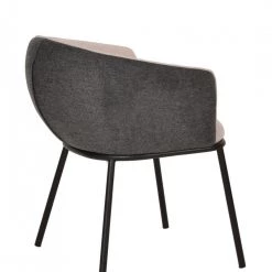 VIG Modrest Nillie - Modern Beige & Grey Dining Armchair Dining Room