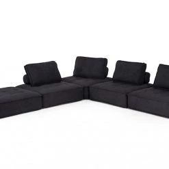 VIG Living Room Divani Casa Nolden - Modern Fabric Modular Sectional Sofa