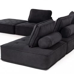 VIG Living Room Divani Casa Nolden - Modern Fabric Modular Sectional Sofa