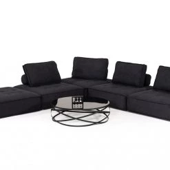VIG Living Room Divani Casa Nolden - Modern Fabric Modular Sectional Sofa