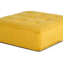 VIG Bedroom Divani Casa Nolden - Waterproof Dark Grey Fabric Ottoman