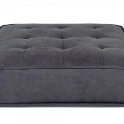 VIG Bedroom Divani Casa Nolden - Waterproof Dark Grey Fabric Ottoman
