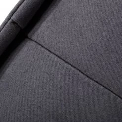 VIG Bedroom Divani Casa Nolden - Waterproof Dark Grey Fabric Ottoman