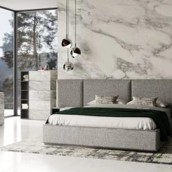 VIG Nova Domus Maranello - Modern Grey Bed