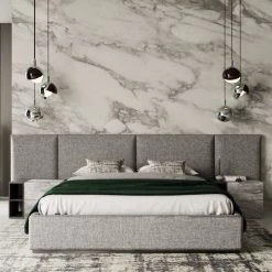 VIG Nova Domus Maranello - Modern Grey Bed