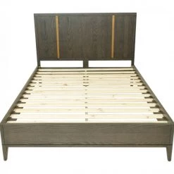 VIG Modrest Oakley - Mid-Century Queen Size Dark Brown Bed