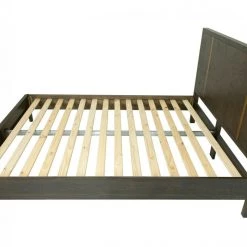 VIG Modrest Oakley - Mid-Century Queen Size Dark Brown Bed