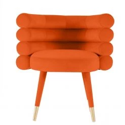 VIG Modrest Otero - Modern Velvet Accent Chair Living Room