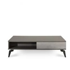 VIG Nova Domus Palermo Italian Modern Faux Concrete & Grey Coffee Table