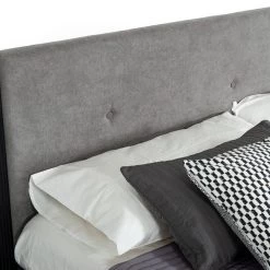 VIG Nova Domus Panther Contemporary Grey & Black Bed