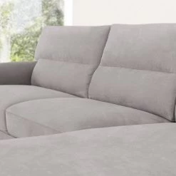 VIG Living Room Divani Casa Paraiso - Modern Grey Fabric Right Facing Sectional Sofa