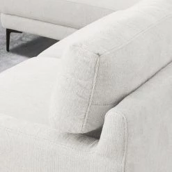 VIG Divani Casa Paraiso - Modern White Fabric Left Facing Sectional Sofa