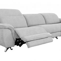 VIG Living Room Divani Casa Paul - Contemporary Grey Fabric Sofa W/ Electric Recliners