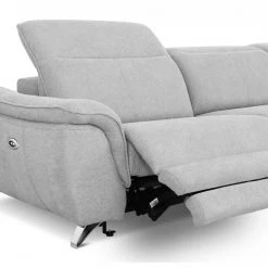 VIG Living Room Divani Casa Paul - Contemporary Grey Fabric Sofa W/ Electric Recliners