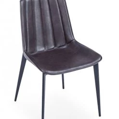 VIG Modrest Peoria - Modern Brown & Black Dining Chair (Set Of 2)