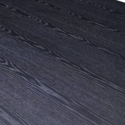 VIG Modrest Pike - Modern Black Ash & Brass Dining Table Dining Room