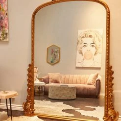 HG Gleaming Fleur Full Length Mirror Home Decor