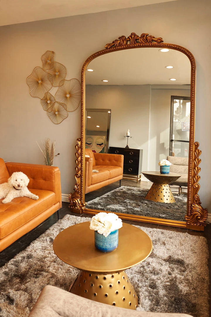 HG Gleaming Fleur Full Length Mirror Home Decor