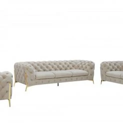 VIG Divani Casa Quincey - Transitional Velvet Sofa Set