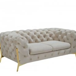VIG Divani Casa Quincey - Transitional Velvet Loveseat