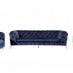 VIG Divani Casa Quincey - Transitional Velvet Sofa Set