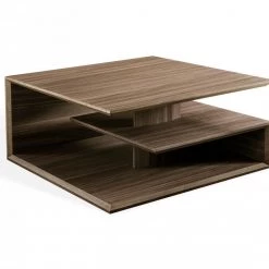 VIG Living Room Modrest Raelynn - Modern Walnut Coffee Table
