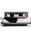 VIG Beds & Headboards Modrest Ramona Modern Grey Leatherette Bed