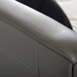 VIG Beds & Headboards Modrest Ramona Modern Grey Leatherette Bed