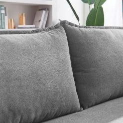 VIG Living Room Divani Casa Randolf - Modern Grey Loveseat