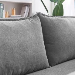 VIG Divani Casa Randolf - Modern Grey Fabric Sofa By Hollywood Glam Living Room