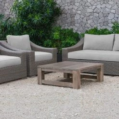 VIG Renava Palisades Outdoor Beige Wicker Sofa Set