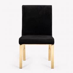 VIG Dining Room Modrest Reba Modern Velvet & Gold Dining Chair (Set Of 2)