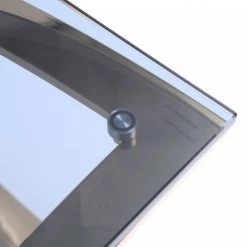 VIG Modrest Reklaw Modern Smoked Glass & Rosegold Coffee Table Living Room