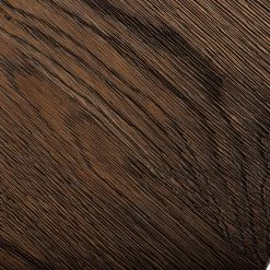 VIG Modrest Renzo Modern Round Oak & Concrete Dining Table