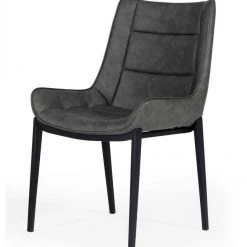 VIG Modrest Roz - Modern Grey Leatherette Dining Chair (set Of 2) Dining Room