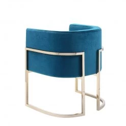 VIG Dining Room Modrest Betsy Modern Velvet & Gold Dining Chair