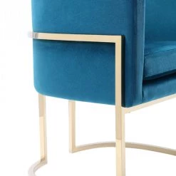 VIG Dining Room Modrest Betsy Modern Velvet & Gold Dining Chair