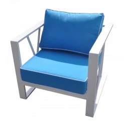 VIG Renava Palms Outdoor Blue & White Sofa Set