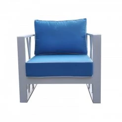VIG Renava Palms Outdoor Blue & White Sofa Set