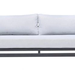 VIG Renava Wharf Outdoor Grey & Black Sofa Set