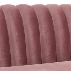 VIG Divani Casa Arvada Modern Velvet & Gold Sofa Living Room