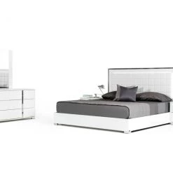 VIG Modrest San Marino Modern White Bedroom Set
