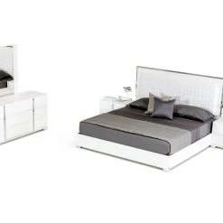 VIG Modrest San Marino Modern White Bed