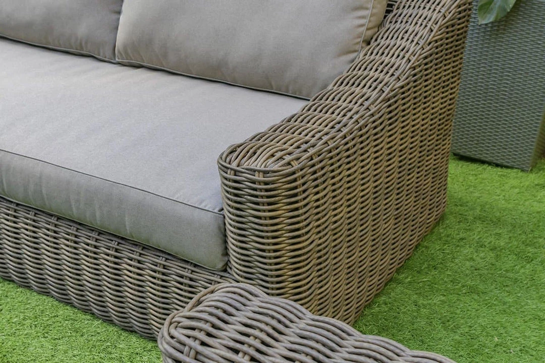 VIG Renava Sapelo Outdoor Beige Wicker Sofa Set