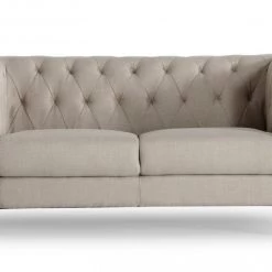 VIG Divani Casa Salvia - Modern Beige Loveseat Living Room
